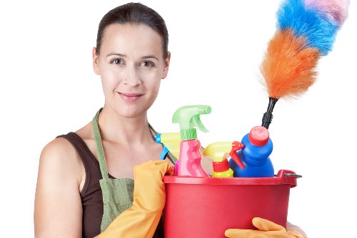 Professional office cleaning in Kensington reception area