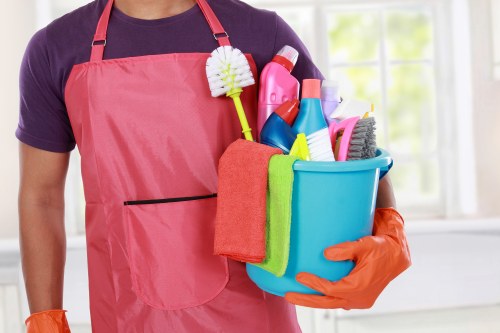 Professional oven cleaner in Kensington restoring a kitchen oven