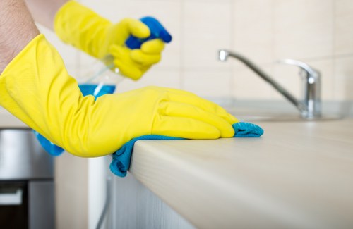 Final property inspection after end of tenancy cleaning in Kensington